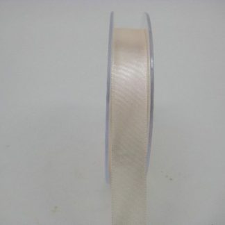 15 MM X 22.5 METRES SATIN RIBBON IN BEIGE - IF QUANTITY IS MORE THAN 10 PAY £1.05 A ROLL