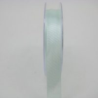 15 MM X 22.5 METRES  SATIN RIBBON IN ICE GREEN - IF QUANTITY IS MORE THAN 10 PAY £1.05 A ROLL