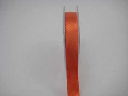 15MM X 22.5 METRES  SATIN RIBBON IN ORANGE- IF QUANTITY IS MORE THAN 10 PAY £1.05 A ROLL