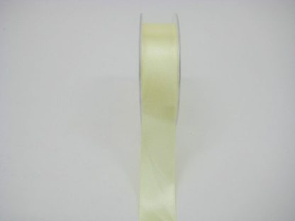 RS25LE 25 MM X 22.5 METRES SATIN RIBBON IN LEMON- IF QUANTITY IS MORE THAN 5 ROLLS PAY £1.59 A ROLL